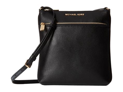 michael kors riley small flat crossbody black|MICHAEL Michael Kors Crossbody .